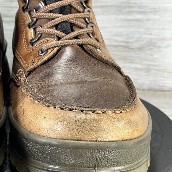 ECCO Men’s Track 25 Gore Tex Mid Waterproof Leather Hiking Boots Size 10 - Picture 4 of 11